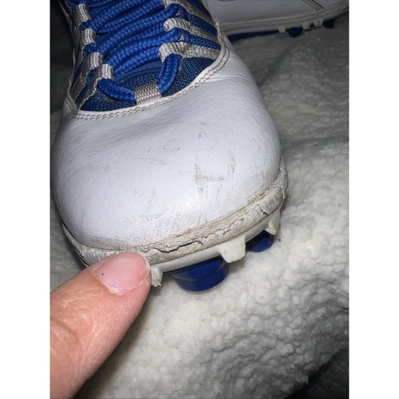 Nike Air Jordan‎ 10 TD Football Cleats Blue White Men\'s Size 9.5 US CQ2073-104 main image 8